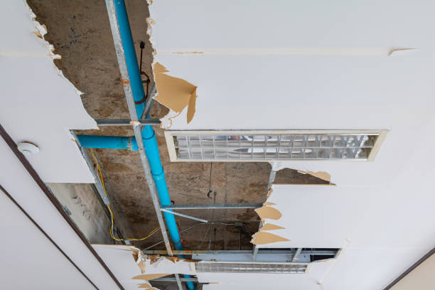Antimicrobial surface treatment applied to crawlspace joists